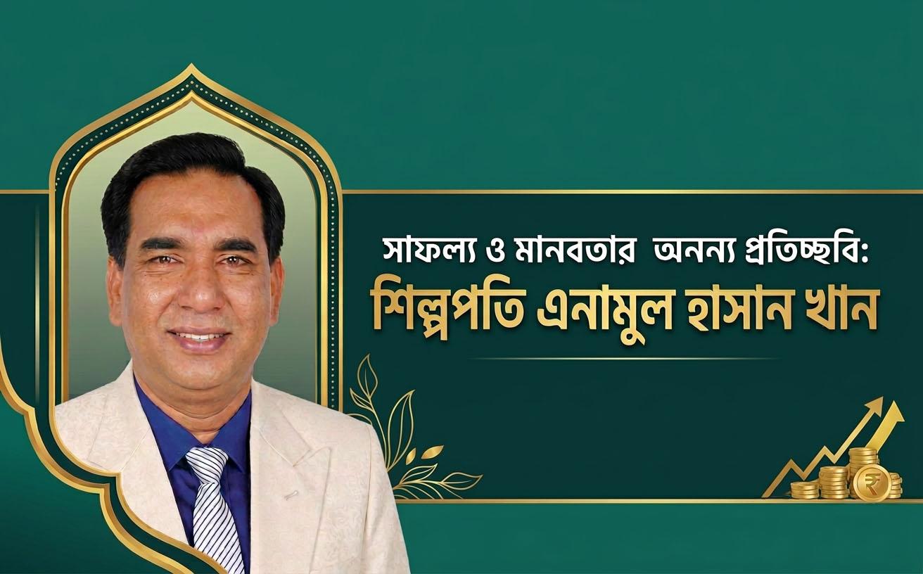 সাফল্য ও মানবতার অনন্য প্রতিচ্ছবি: শিল্পপতি এনামুল হাসান খান